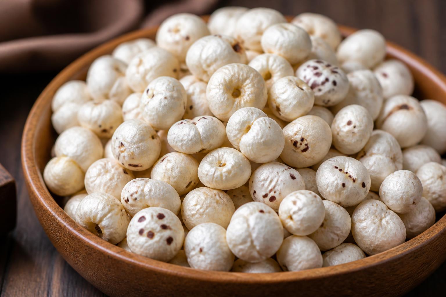 Premium popped makhana lot for auction